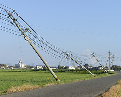 災害時、停電時など万が一の時も安心